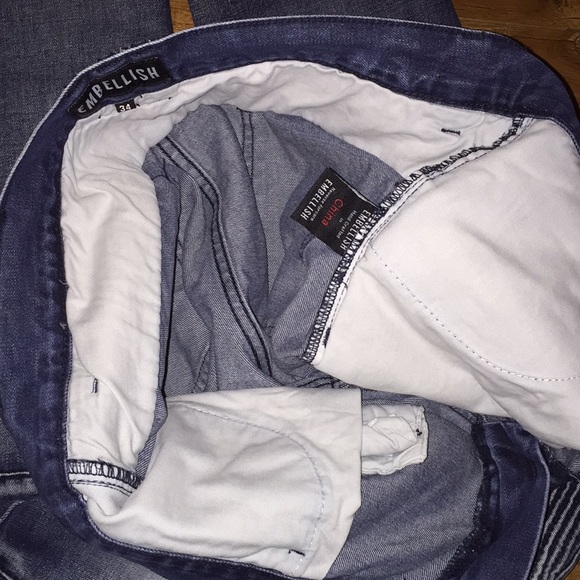 Embellish NYC Mulsanne Biker Denim (Sand Wash) - Picture 6 of 6